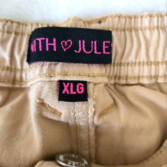 With Jules Big Girl's Cargo Pants Size XL - Picture 3 of 7